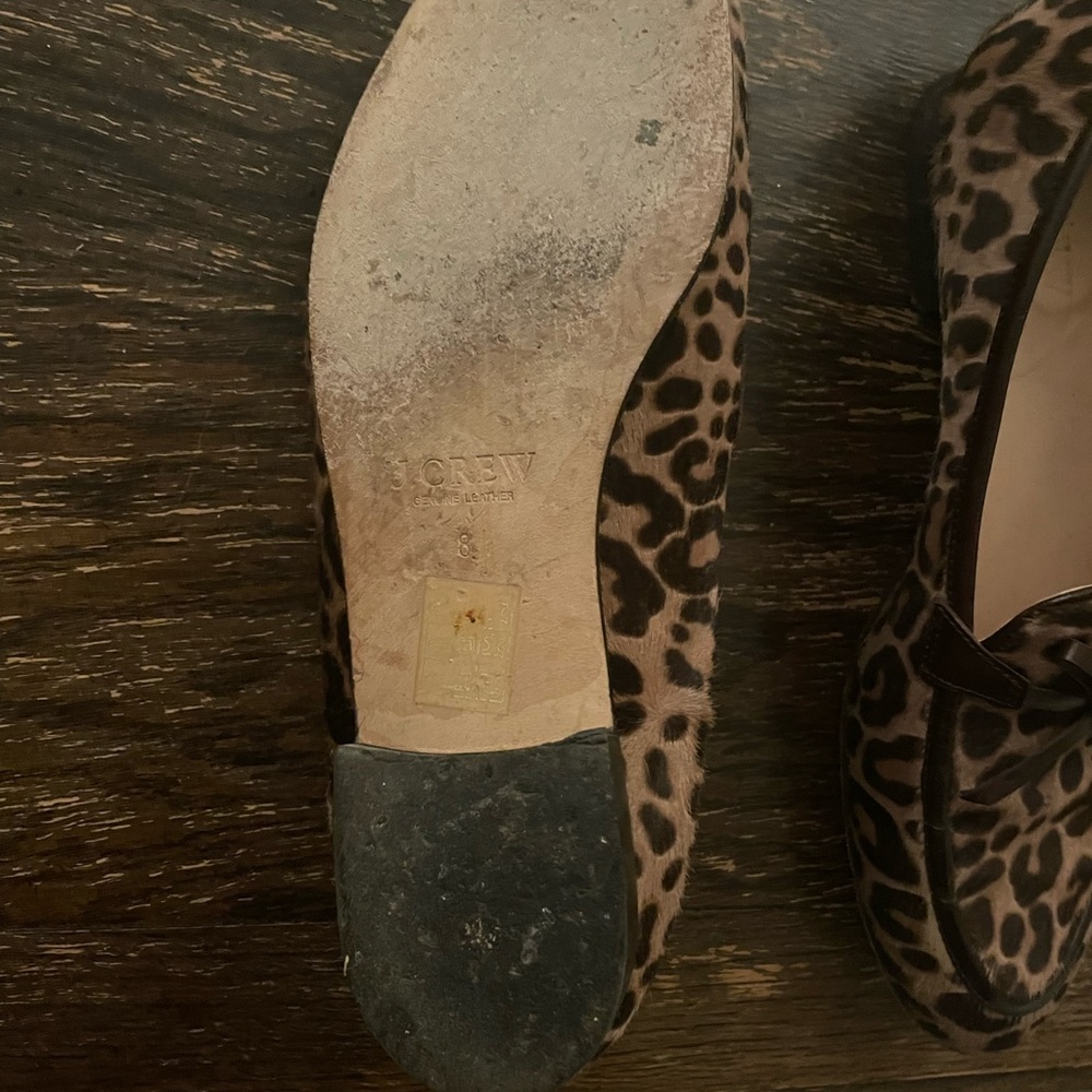 JCrew Academy Loafers (Leopard Print)